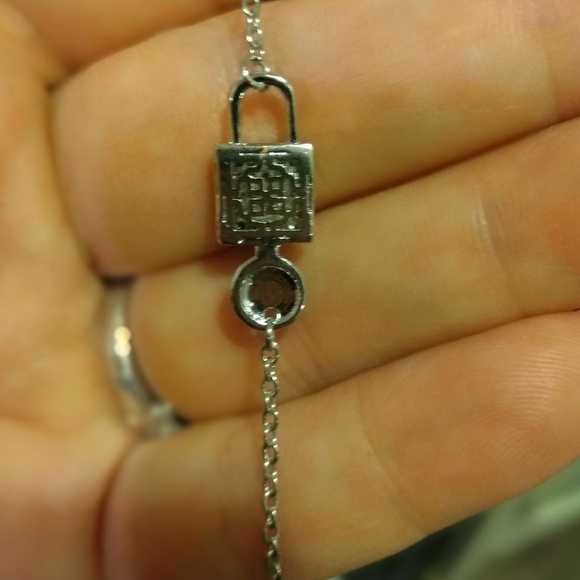 Designer inspired Lock & Key Necklace - Picture 6 of 7